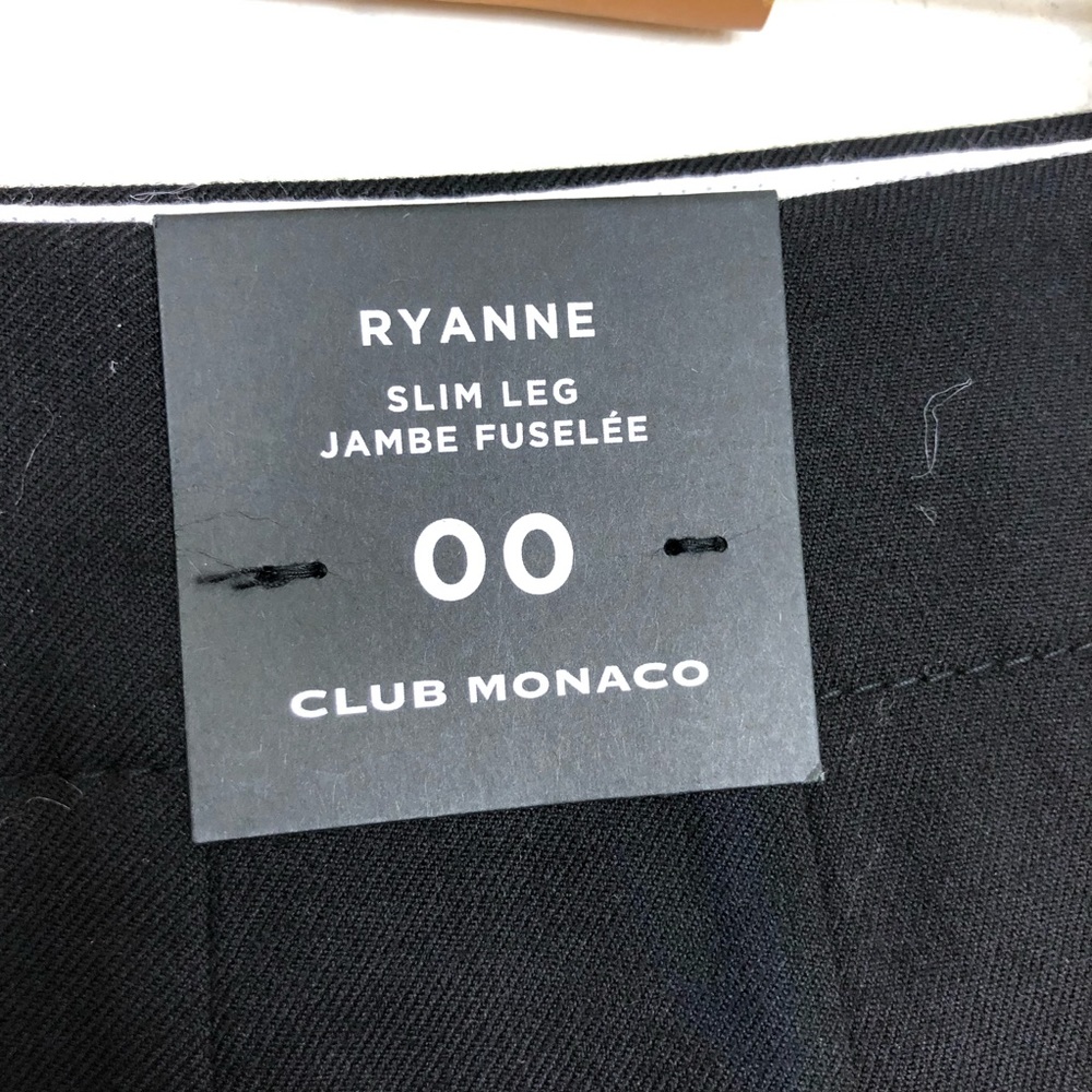 NWT Club Monaco Ryanne Colorblock Pant Sz 00 - Picture 9 of 10